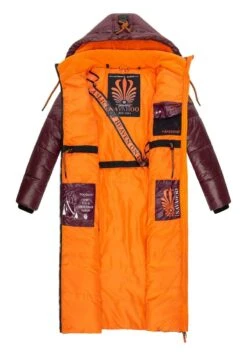 Navahoo SCHMUSEENGEL - Wintermantel - Dark Red Melange -Navahoo Verkaufsgeschäft 03daa0a70a824459838212c66aa82b9e