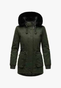 Navahoo OLESSAA - Wintermantel - Olive