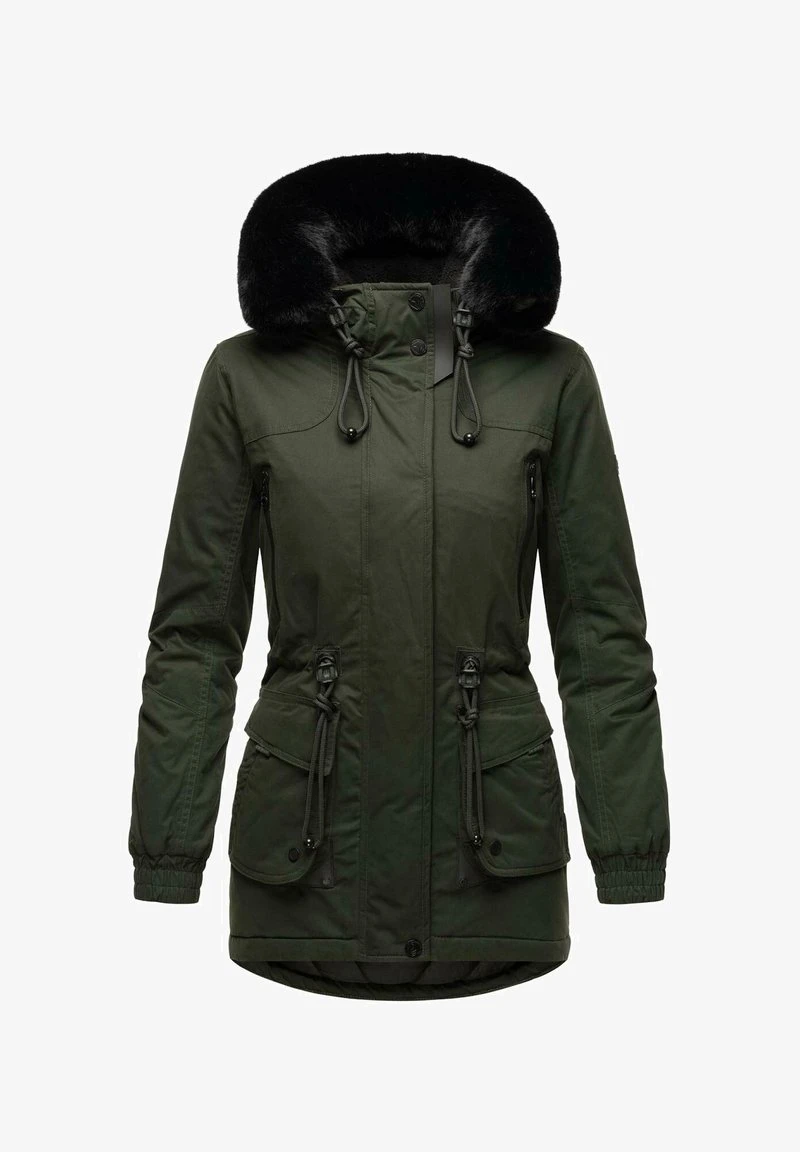 Navahoo OLESSAA - Wintermantel - Olive 1 Navahoo OLESSAA - Wintermantel - Olive