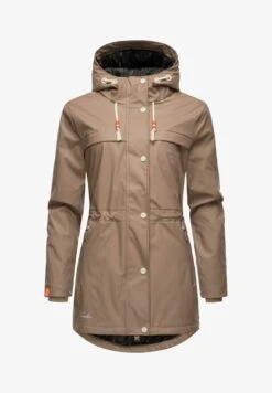 Navahoo RAINY FOREST - Regenjacke / Wasserabweisende Jacke - Taupe