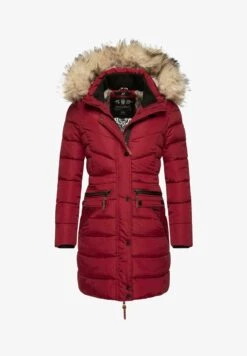 Navahoo PAULA - Wintermantel - Blood Red
