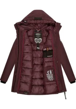 Navahoo BLIZZARDSTORM - Parka - Dark Red Melange -Navahoo Verkaufsgeschäft 3ce5d875b9654c71941585d174bf83d5