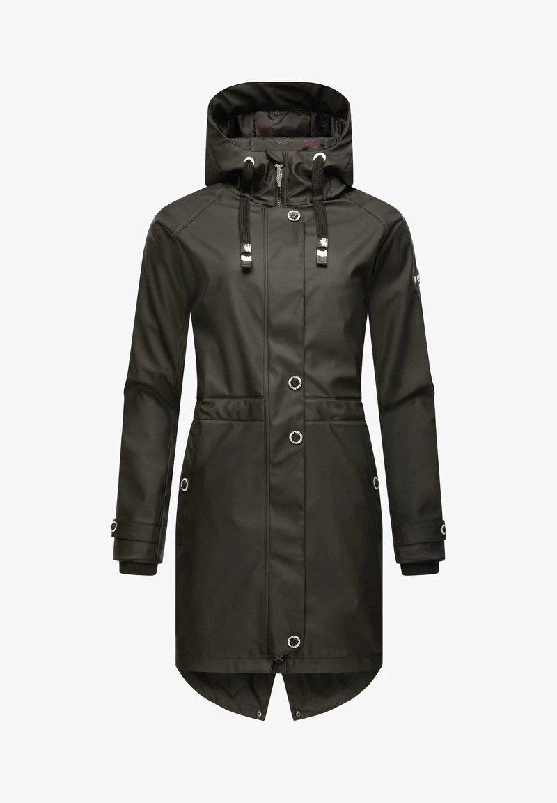 Navahoo RAINY FLOWER - Parka - Black 1 Navahoo RAINY FLOWER - Parka - Black