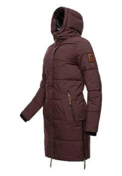 Navahoo HALINA - Wintermantel - Dark Red Melange -Navahoo Verkaufsgeschäft 440e82f9b0ec4a5a965adb76477487e4