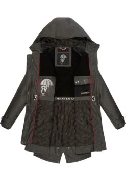 Navahoo RAINY FLOWER - Parka - Dark Grey -Navahoo Verkaufsgeschäft 484e3519519e4c36bfd7227da6413d70