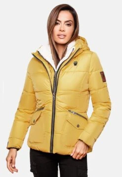 Navahoo MEGAN - Winterjacke - Yellow -Navahoo Verkaufsgeschäft 560d918eff274439bd94a807102af300