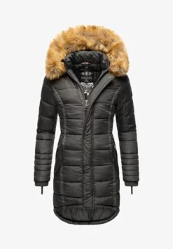 Navahoo PAPAYA - Wintermantel - Dark Grey