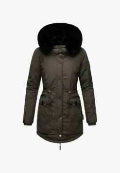 Navahoo SWEETY DELUXE - Wintermantel - Dark Grey