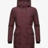 Navahoo BLIZZARDSTORM - Parka - Dark Red Melange