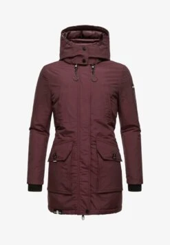 Navahoo BLIZZARDSTORM - Parka - Dark Red Melange