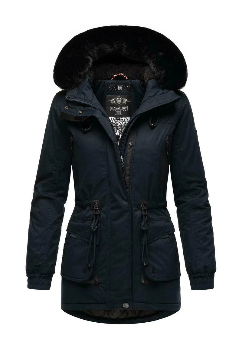 Navahoo OLESSAA - Wintermantel - Dark Blue 3 Navahoo OLESSAA - Wintermantel - Dark Blue – Bild 3