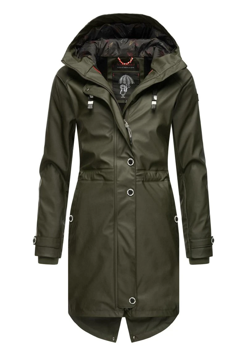 Navahoo RAINY FLOWER - Parka - Dark Olive 5 Navahoo RAINY FLOWER - Parka - Dark Olive – Bild 5