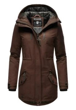 Navahoo AVRILLE II - Wintermantel - Dark Choco -Navahoo Verkaufsgeschäft 89b8a6a82cf049fea560a5dacb07ec31