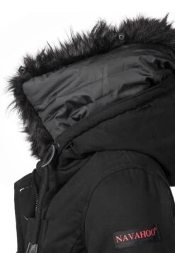 Navahoo LULUNA - Wintermantel - Black -Navahoo Verkaufsgeschäft a5dd1bc500eb4477aab16481abba61bd