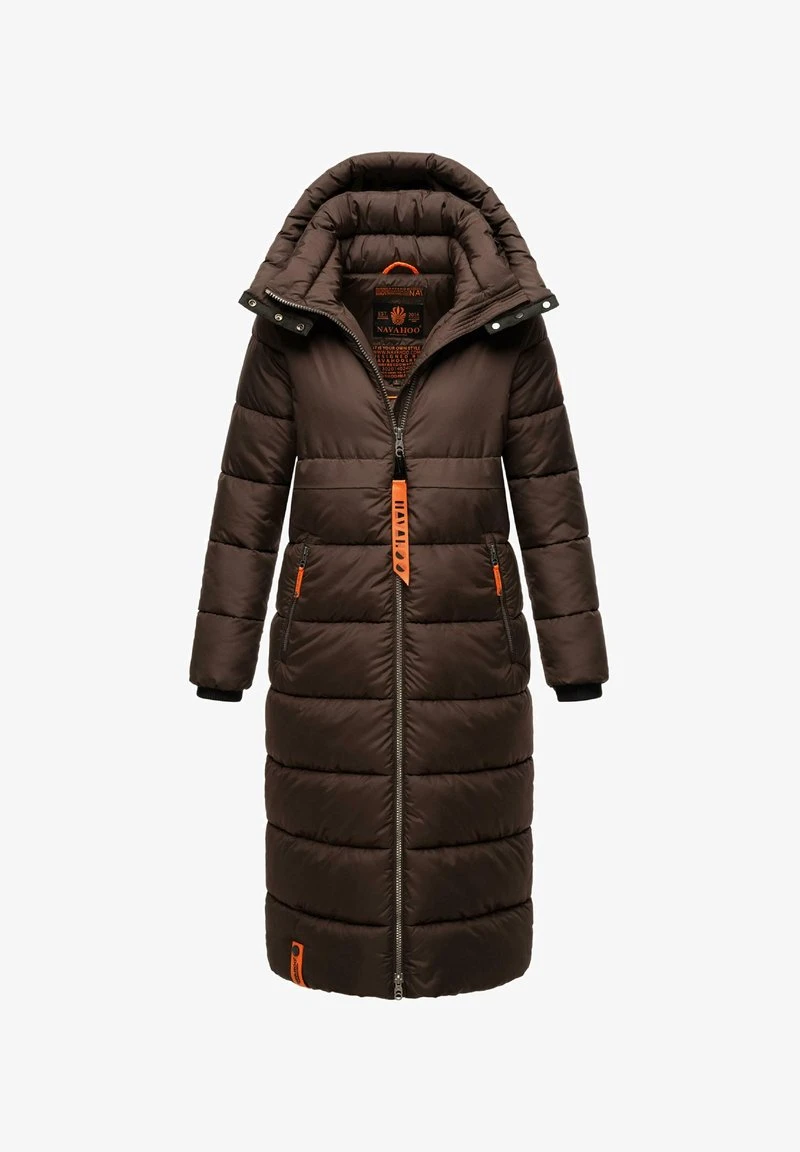 Navahoo KRISTALLBLUME - Wintermantel - Dark Choco 1 Navahoo KRISTALLBLUME - Wintermantel - Dark Choco