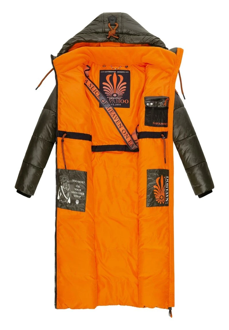 Navahoo SCHMUSEENGEL - Wintermantel - Dark Olive 3 Navahoo SCHMUSEENGEL - Wintermantel - Dark Olive – Bild 3