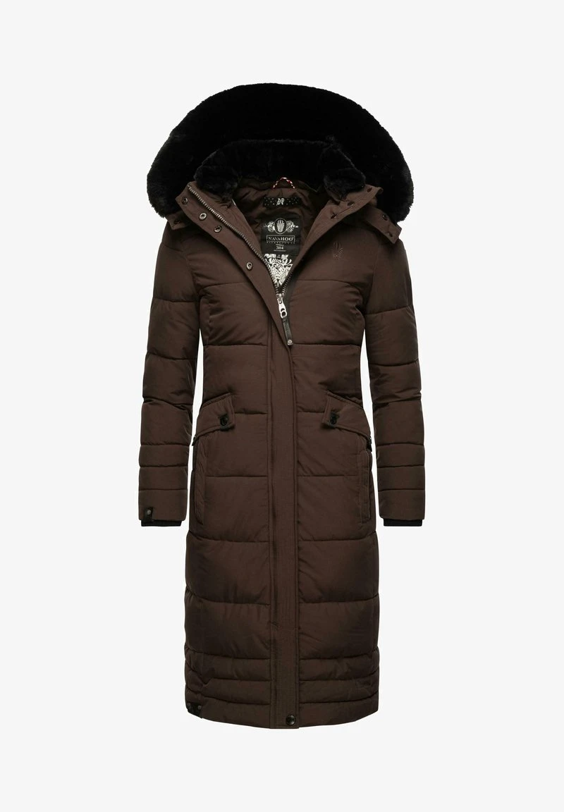 Navahoo FAHMIYAA - Wintermantel - Dark Choco 1 Navahoo FAHMIYAA - Wintermantel - Dark Choco