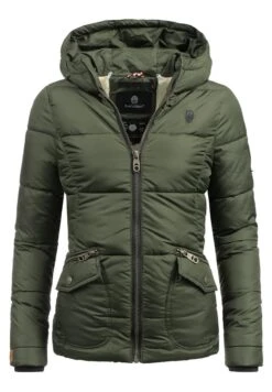 Navahoo MEGAN - Winterjacke - Olive Green -Navahoo Verkaufsgeschäft ac2b2bb2772e4ba1a6844aac18496af4