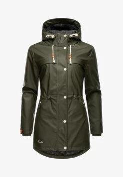 Navahoo RAINY FOREST - Regenjacke / Wasserabweisende Jacke - Dark Olive -Navahoo Verkaufsgeschäft b88a89efef1046ae81e0e1c9021d7305 1