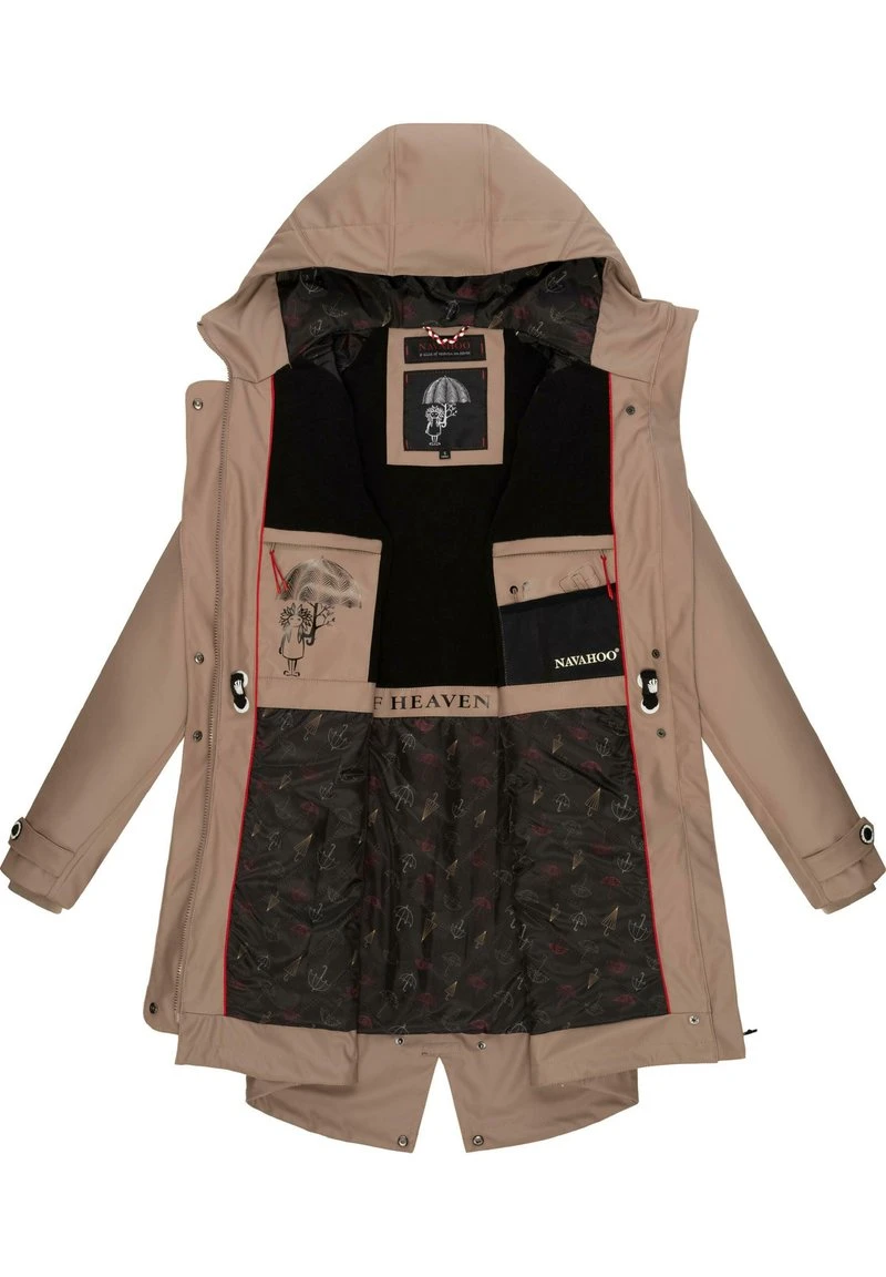 Navahoo RAINY FLOWER - Parka - Taupe 4 Navahoo RAINY FLOWER - Parka - Taupe – Bild 4