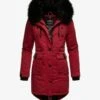 Navahoo LULUNA - Wintermantel - Blood Red
