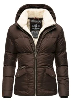 Navahoo MEGAN - Winterjacke - Dark Choco -Navahoo Verkaufsgeschäft c6b411e0767745a791b9584b44514e5b