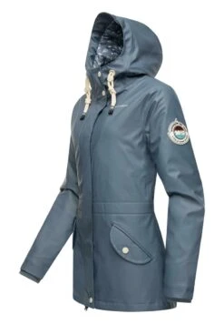 Navahoo OCEAN HEART - Parka - Dusty Blue -Navahoo Verkaufsgeschäft c941e9cd017a46a1af780863ff7367b1