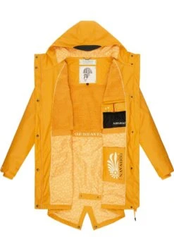 Navahoo FLOWER OF OCEAN - Parka - Amber Yellow -Navahoo Verkaufsgeschäft cb31421248374578aedfe3329d1ce52e