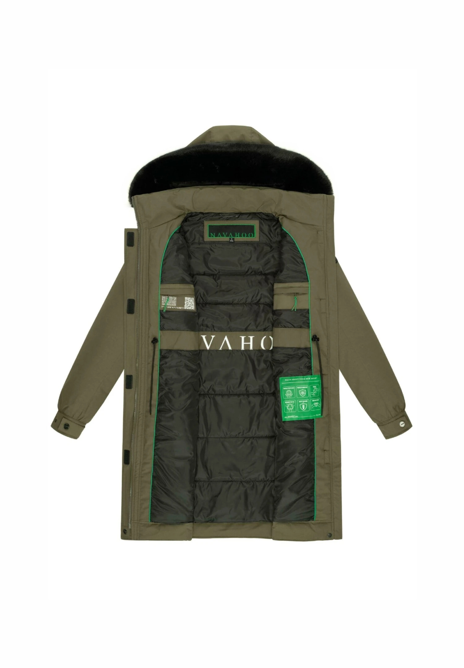 Navahoo KALTWETTERRETTER - Parka - Olive Forest 6 Navahoo KALTWETTERRETTER - Parka - Olive Forest – Bild 6
