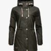 Navahoo RAINY FOREST - Regenjacke / Wasserabweisende Jacke - Black