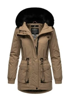 Navahoo OLESSAA - Wintermantel - Taupe -Navahoo Verkaufsgeschäft dbffaa720354457f90777efb45fde255