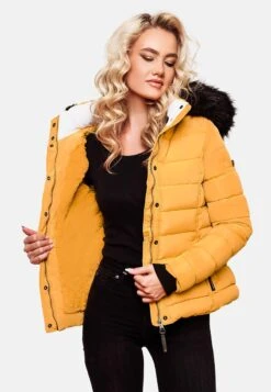 Navahoo MIAMOR - Winterjacke - Yellow -Navahoo Verkaufsgeschäft e2cf5b7ccf2b4a5d931255a943c50807
