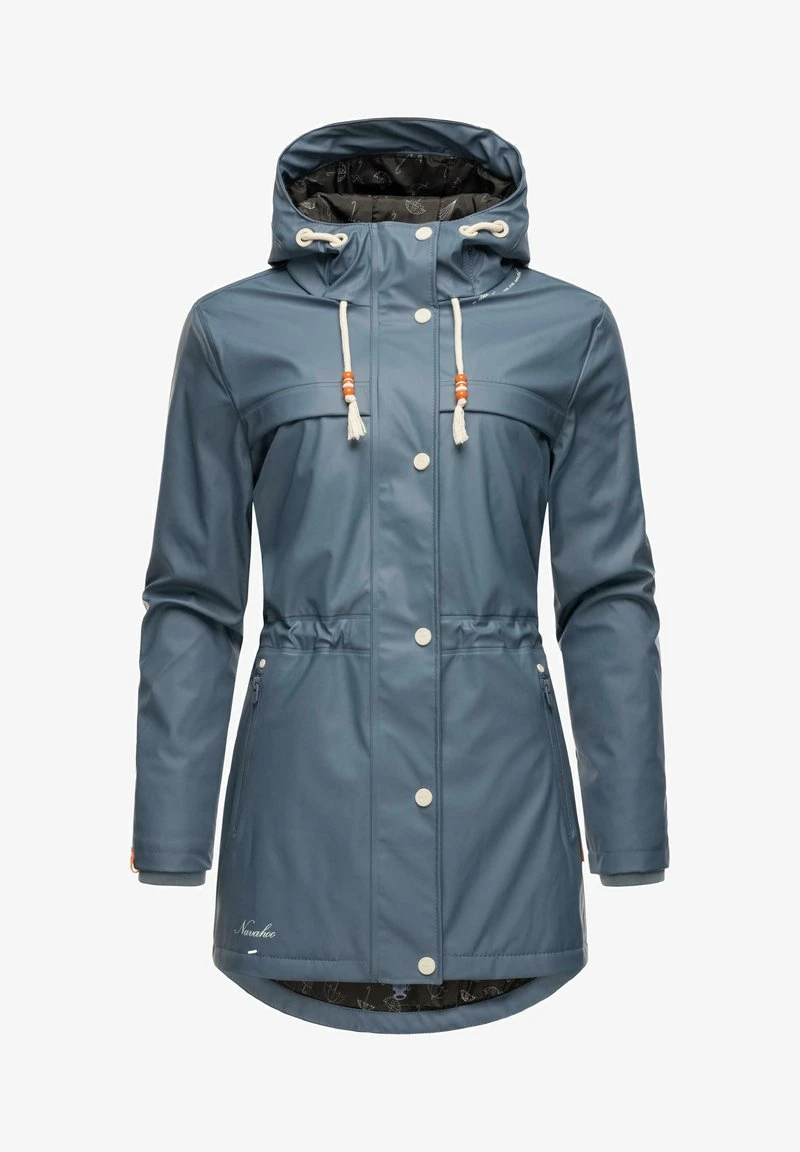 Navahoo RAINY FOREST - Regenjacke / Wasserabweisende Jacke - Dusty Blue 6 Navahoo RAINY FOREST - Regenjacke / Wasserabweisende Jacke - Dusty Blue – Bild 6