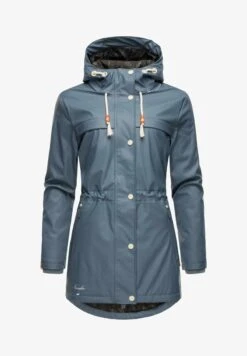 Navahoo RAINY FOREST - Regenjacke / Wasserabweisende Jacke - Dusty Blue