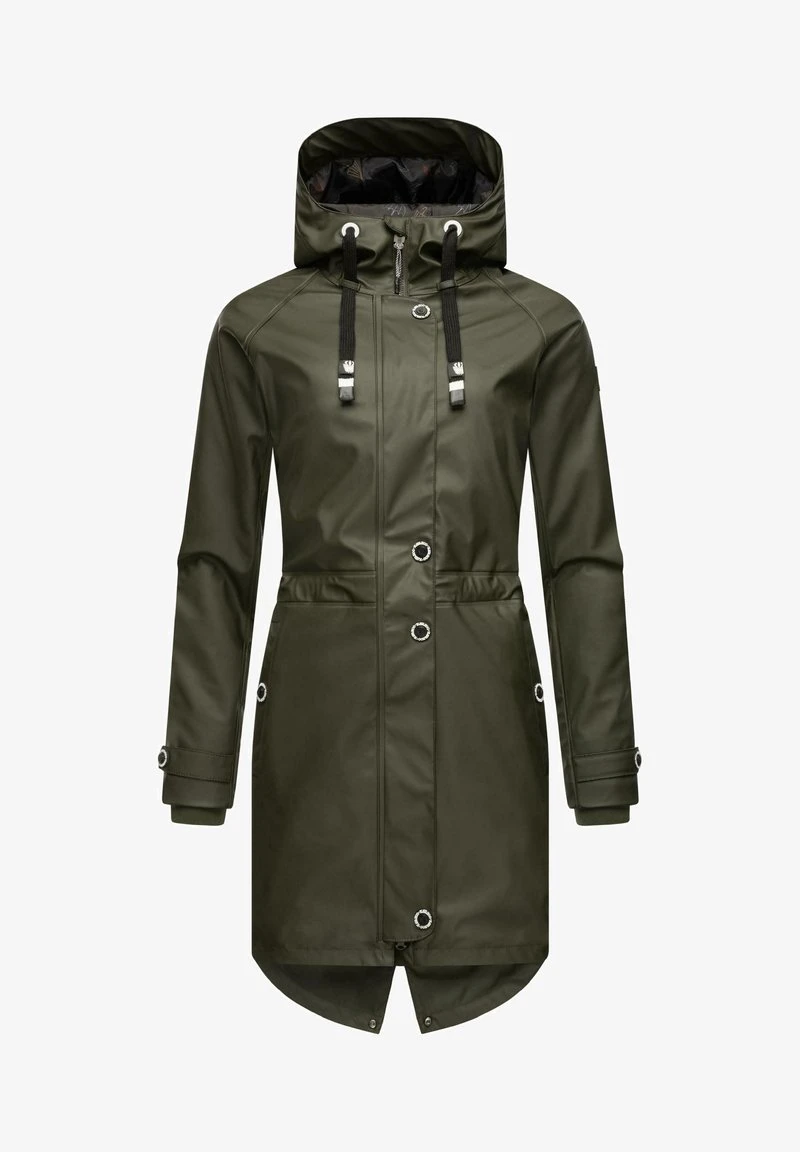 Navahoo RAINY FLOWER - Parka - Dark Olive 1 Navahoo RAINY FLOWER - Parka - Dark Olive