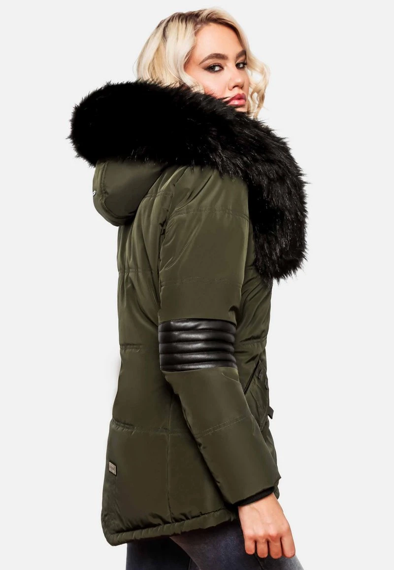 Navahoo NIRVANA - Winterjacke - Olive 4 Navahoo NIRVANA - Winterjacke - Olive – Bild 4