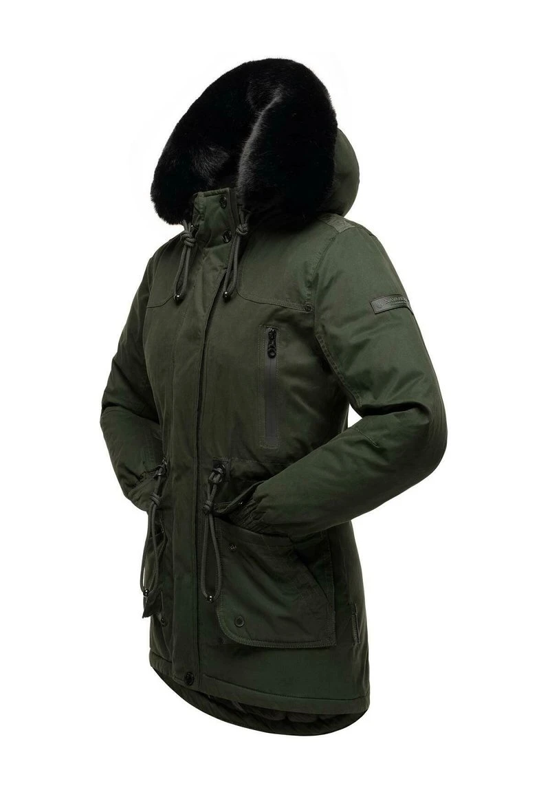 Navahoo OLESSAA - Wintermantel - Olive 5 Navahoo OLESSAA - Wintermantel - Olive – Bild 5