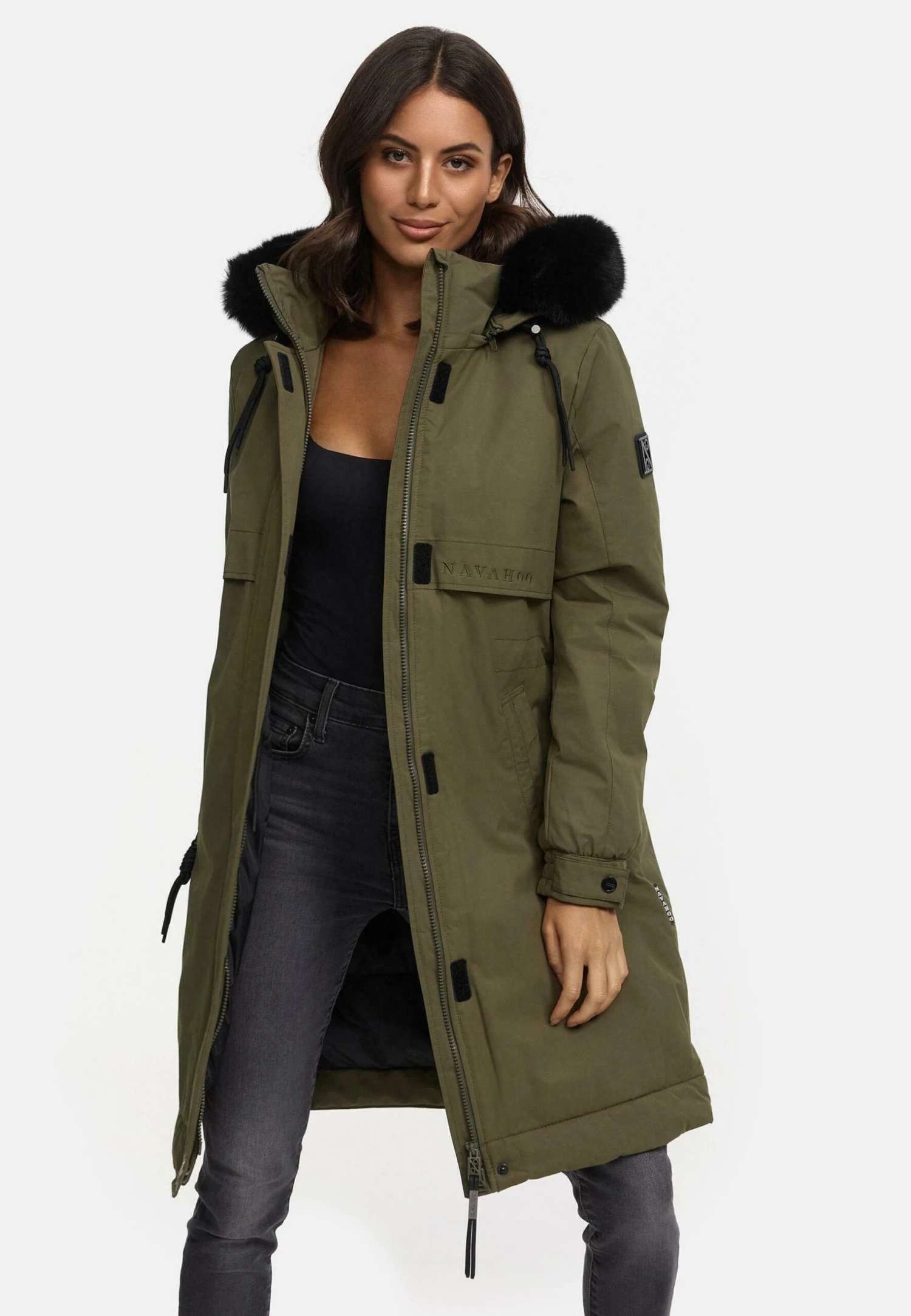 Navahoo KALTWETTERRETTER - Parka - Olive Forest 1 Navahoo KALTWETTERRETTER - Parka - Olive Forest